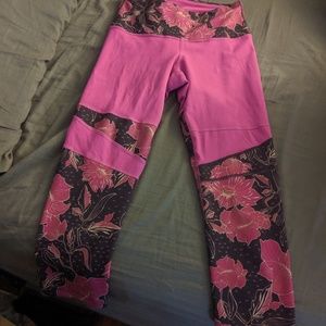 The North face floral Capri legging/tights/pants